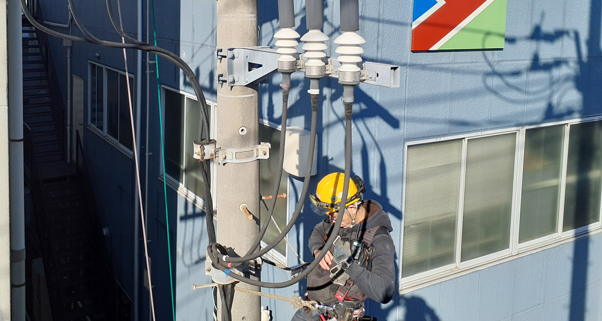 高圧ケーブルの更新工事｜横浜市旭区の電気設備工事業者